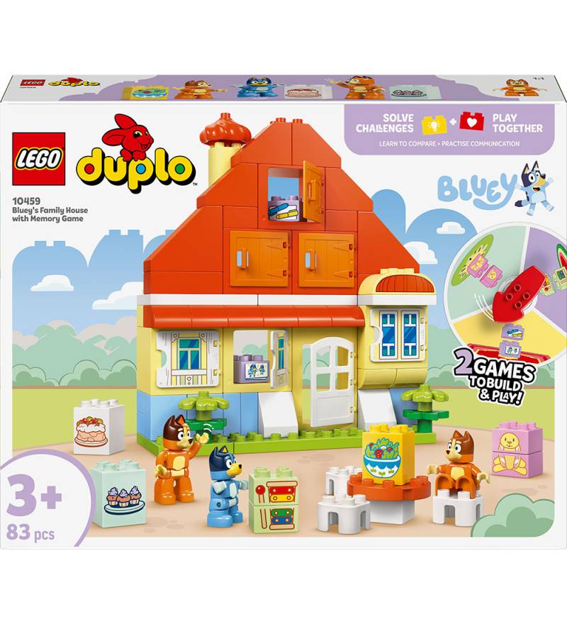 LEGO® DUPLO - Blueys Familienhaus mit Memory-Spiel 10459 - 83 Te - LEGO® - One Size - Klötze von LEGO®