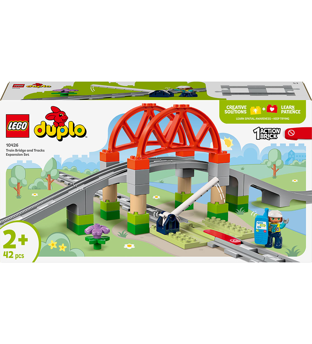 LEGO® DUPLO - Eisenbahnbrücke und Schienen... 10426 - 42 Teile - LEGO® - One Size - Klötze von LEGO®