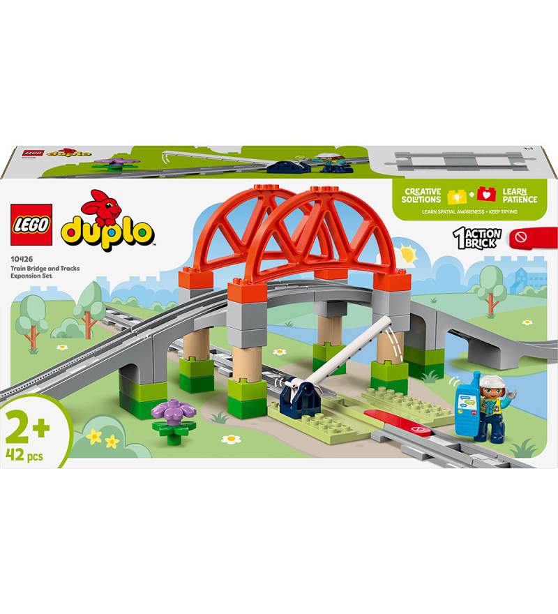 LEGO® DUPLO - Eisenbahnbrücke und Schienen... 10426 - 42 Teile - LEGO® - One Size - Klötze von LEGO®