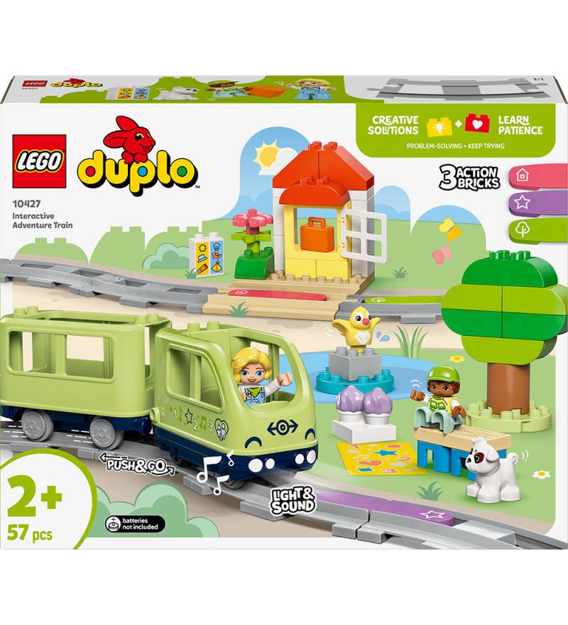 LEGO® DUPLO - Interaktive Abenteuer-Eisenbahn 10427 - 57 Teile - LEGO® - One Size - Klötze von LEGO®