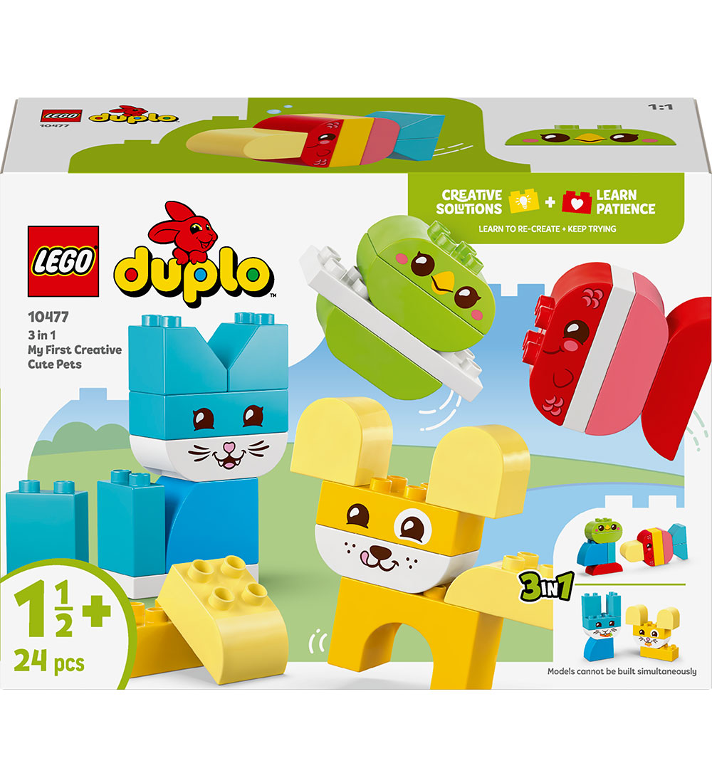 LEGO® DUPLO - Kreativ süße Haustiere 10477 - 3-in-1 - 24 Teile - LEGO® - One Size - Klötze von LEGO®