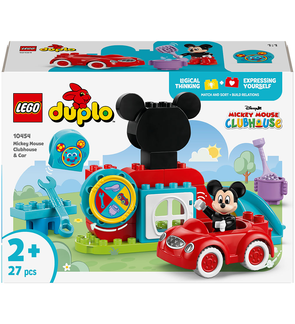LEGO® DUPLO - Mickeys Clubhaus und Auto 10454 - 27 Teile - LEGO® - One Size - Klötze von LEGO®