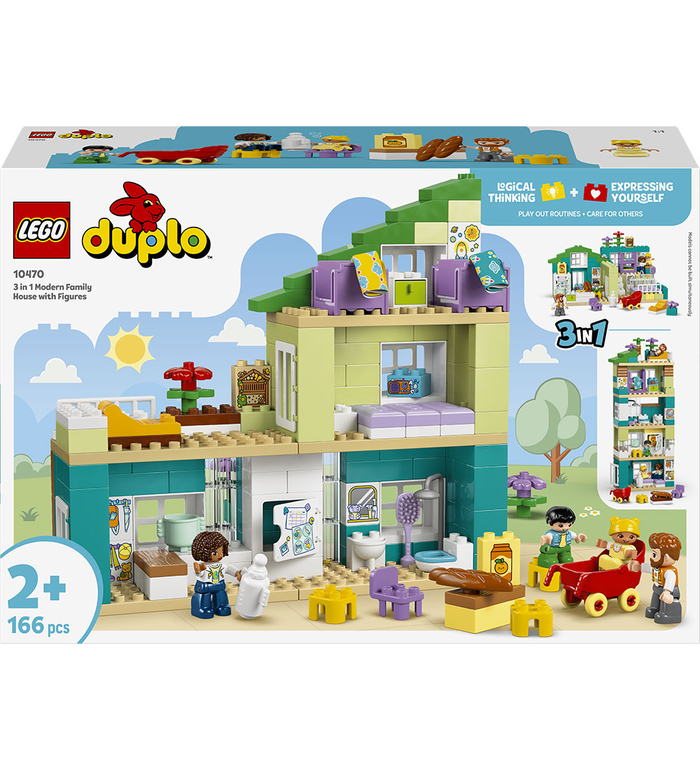 LEGO® DUPLO - Modernes Einfamilienhaus mit Figuren 10470 - 3-in- - LEGO® - One Size - Klötze von LEGO®