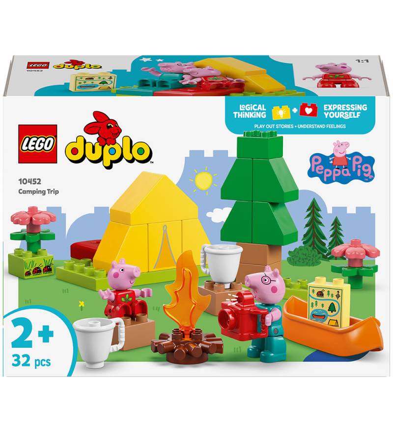 LEGO® DUPLO - Peppa Wutz - Campingausflug 10452 - 32 Teile - LEGO® - One Size - Klötze von LEGO®