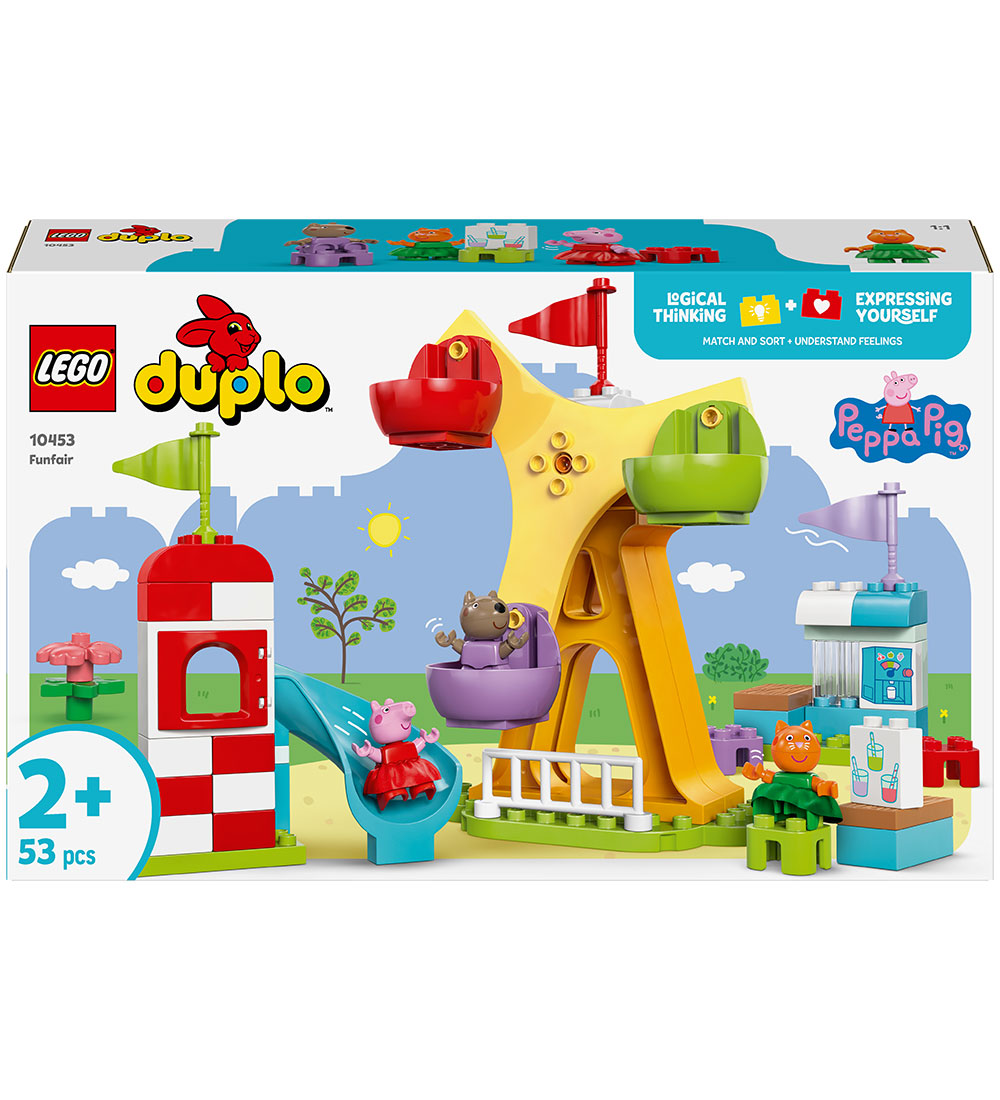 LEGO® DUPLO - Peppa Wutz - Vergnügungspark 10453 - 53 Teile - LEGO® - One Size - Klötze von LEGO®