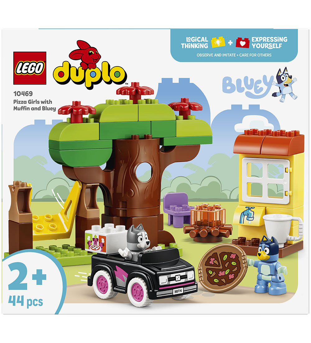 LEGO® DUPLO - Pizza-Mädchen mit Muffin und Bluey 10469 - 44 Teil - LEGO® - One Size - Klötze von LEGO®