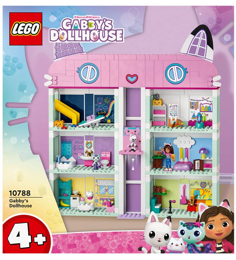 LEGO® Gabby's Dollhouse - Gabbys Puppenhaus 10788 - 498 Teile - LEGO® - One Size - Puppenhauser von LEGO®