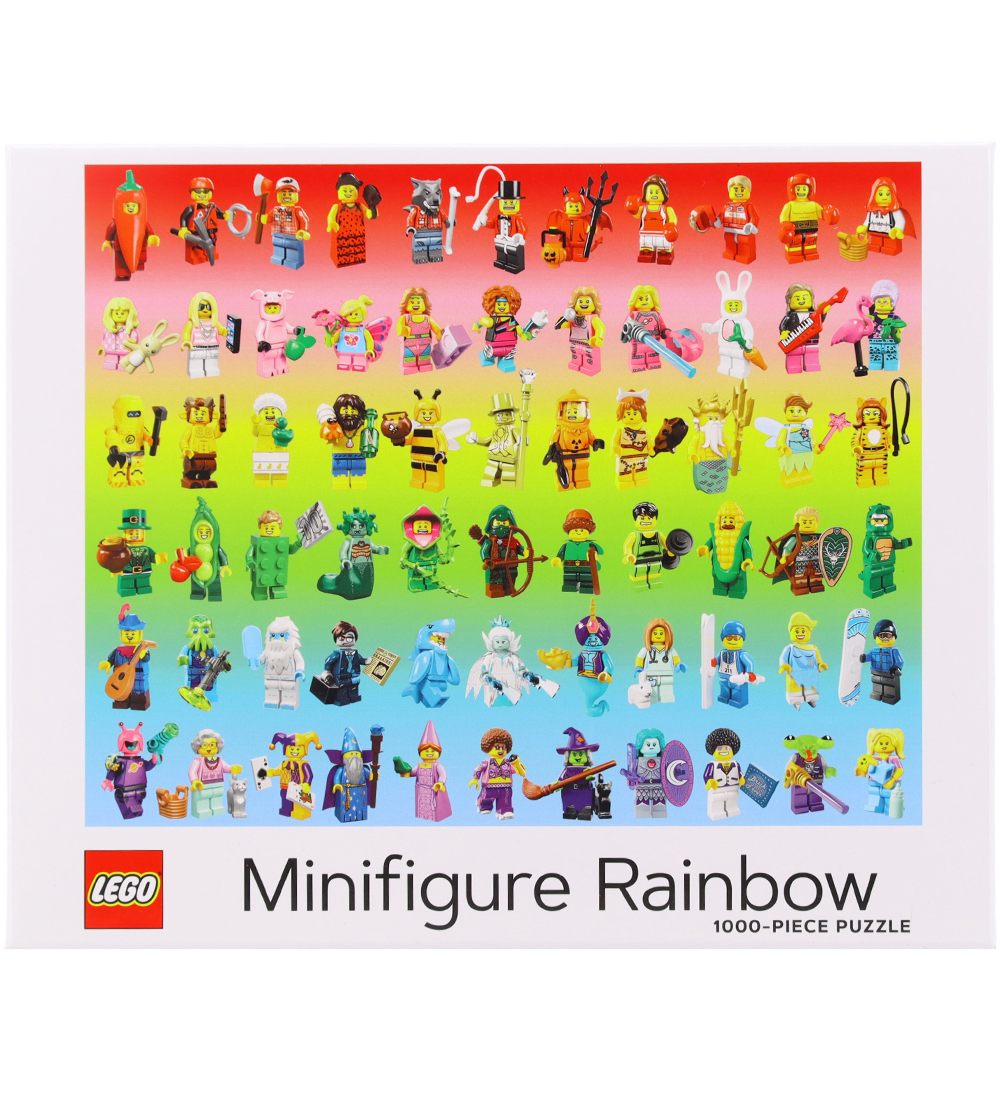 LEGO® Puzzlespiel - 1000 Teile - Minifigur Rainbow - LEGO® - One Size - Puzzlespiele von LEGO®