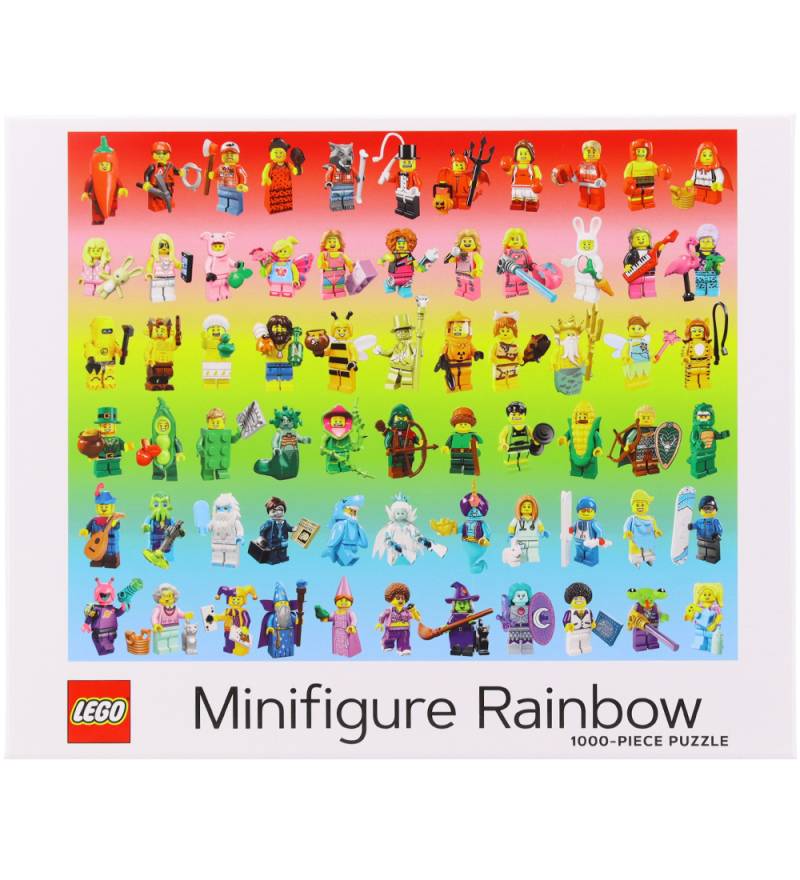 LEGO® Puzzlespiel - 1000 Teile - Minifigur Rainbow - LEGO® - One Size - Puzzlespiele von LEGO®