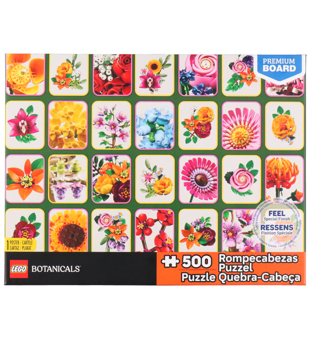 LEGO® Puzzlespiel - 500 Teile - Botanik m. Blumen - LEGO® - One Size - Puzzlespiele von LEGO®