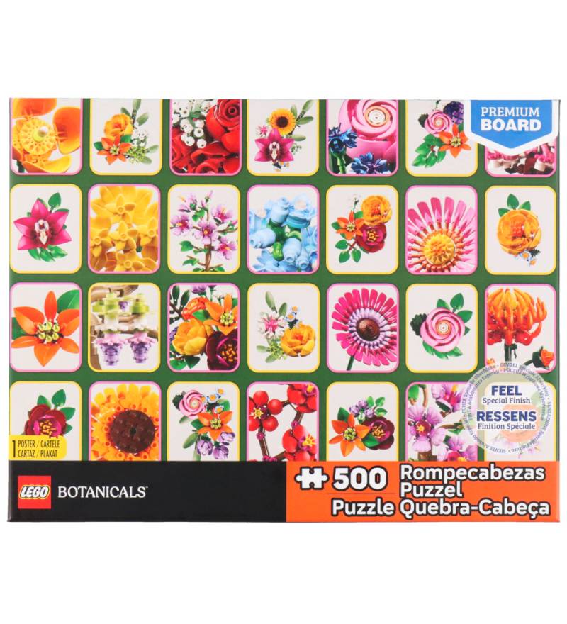 LEGO® Puzzlespiel - 500 Teile - Botanik m. Blumen - LEGO® - One Size - Puzzlespiele von LEGO®