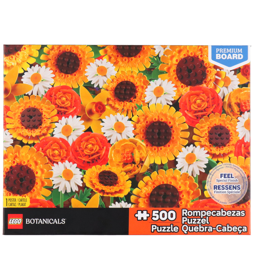 LEGO® Puzzlespiel - 500 Teile - Botanik m. Sonnenblumen - LEGO® - One Size - Puzzlespiele von LEGO®