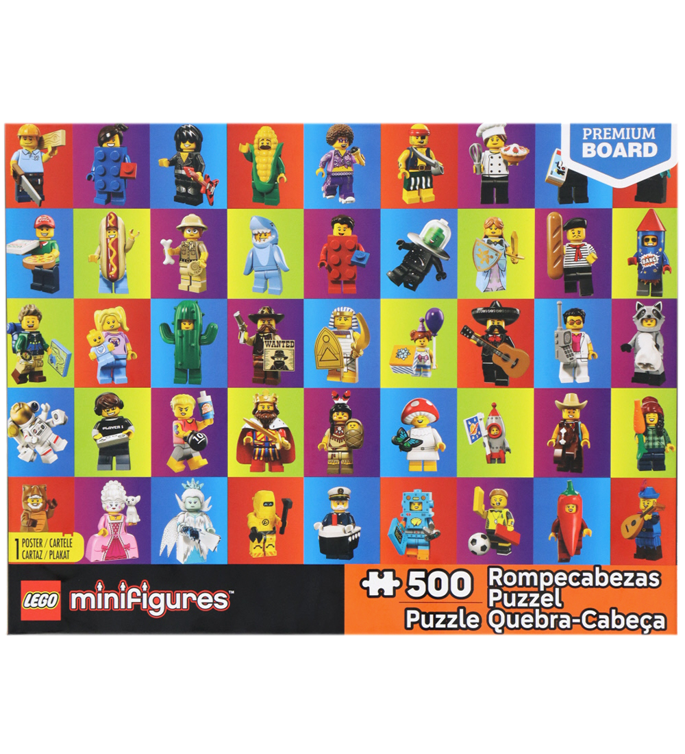 LEGO® Puzzlespiel - LEGO Minifiguren-Collage 1 - 500 Teile - LEGO® - One Size - Puzzlespiele von LEGO®