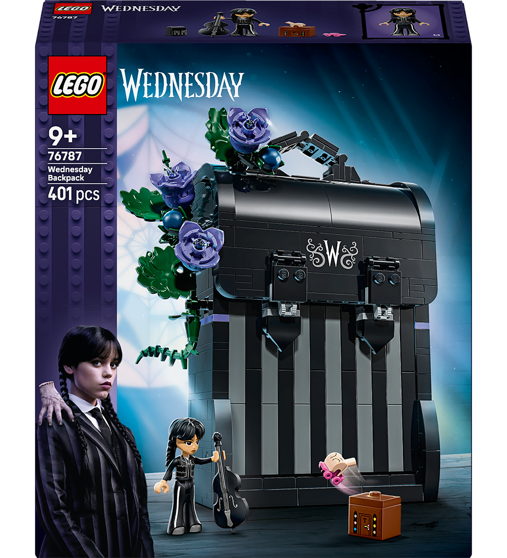 LEGO®Klötze Wednesday Schulranzen - 76787 - 401 Teile - LEGO® - One Size - Spielzeug von LEGO®