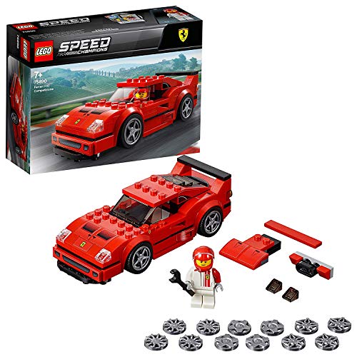 LEGO 75890 Speed Champions Ferrari F40 Competizione, Bauset mit Rennfahrer-Minifigur, Fahrzeugspielzeuge für Kinder, Forza Horizon 4 Erweiterungsset LEGO 75890 Speed Champions Ferrari F40 Competizione, Bauset mit Rennfahrer-Minifigur, Fahrzeugspielzeuge für Kinder, Forza Horizon 4 Erweiterungsset von LEGO