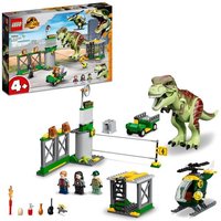 LEGO Jurassic World 76944 T. Rex Ausbruch, Dinosaurier-Spielzeug von LEGO® GmbH