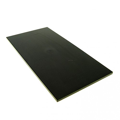 1 x Lego System Bau Platte Fliese schwarz 8x16 16x8 flach Basic Set 8108 8682 3579 10187 48288 von LEGO