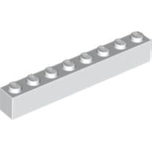10 Stück LEGO "Stein 1x8 Noppen" in Weiss. 10 Stück LEGO "Stein 1x8 Noppen" in Weiss. von LEGO