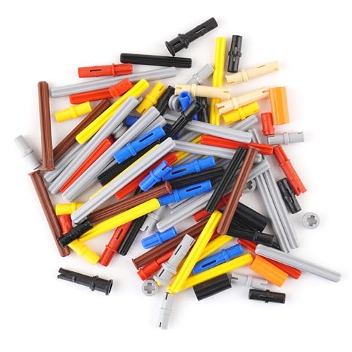 Lego Technic Kleinteile gemischt – 100 Stück Pins Stecker Kreuzstangen Achsen Verbinder - Technic Teile Steine von LEGO