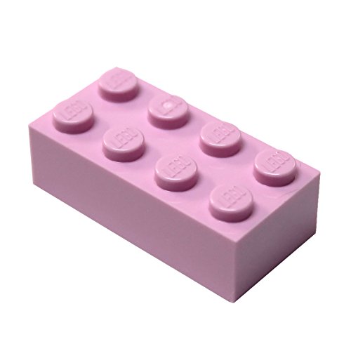 20 LEGO Bausteine 2 x 4 glänzend rosa von LEGO