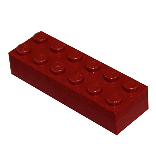20 LEGO Steine 2 x 6 Dunkelrot von LEGO