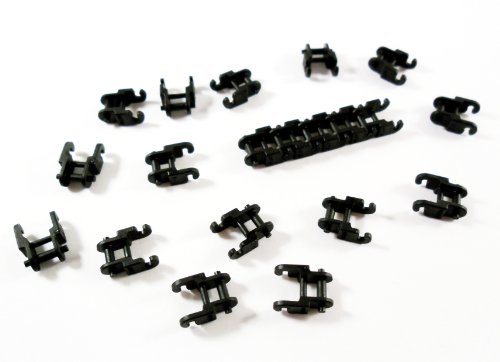 Lego TECHNIC Kettenglieder klein 3711 – 20 Stück in Schwarz | Hochwertige Kettenglieder für Mechanik und kreative Konstruktionen | Ideal für Lego TECHNIC Modelle von LEGO