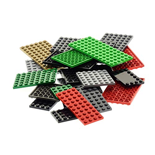 25 Platten Platte zufällig bunt gemischt Bauplatte Grundplatte Lego von LEGO