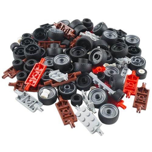 30 Achsen mit Rädern Rad Räder zufällig gemischt Lego B74 von LEGO