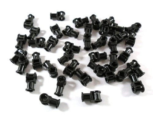 Lego TECHNIC Achs-Verbinder in Schwarz - 40 Stück - Hochwertige Technic Teile für Ihre Bauprojekte - Ideal für Fahrzeuge, Maschinen und mehr - Kompatibel mit Allen Lego Technic Sets von LEGO