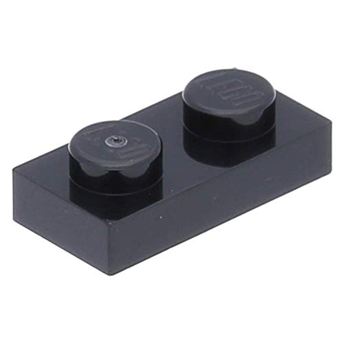 50 x LEGO® Platte 1 x 2 Schwarz von LEGO