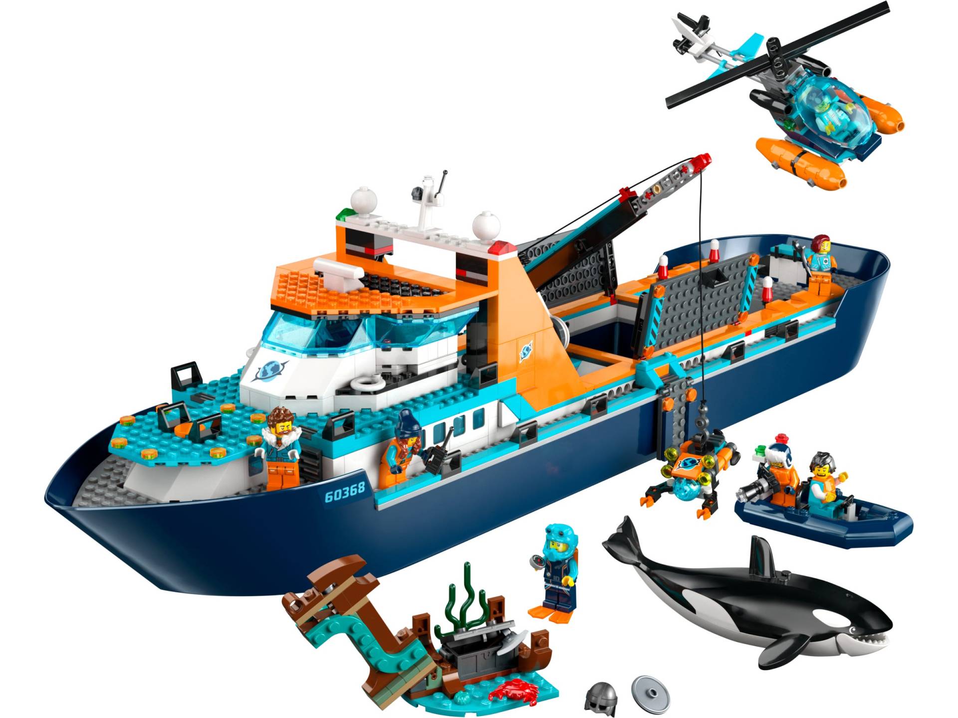 Arktis-Forschungsschiff von LEGO