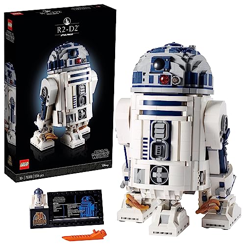 LEGO Star Wars R2-D2 Droiden-Set für Erwachsene, 2.413-teiliges Sammlermodell mit Luke Skywalkers Lichtschwert, Sammlerstück, Geschenk für Männer, Frauen, ihn oder sie 75308 LEGO Star Wars R2-D2 Droiden-Set für Erwachsene, 2.413-teiliges Sammlermodell mit Luke Skywalkers Lichtschwert, Sammlerstück, Geschenk für Männer, Frauen, ihn oder sie 75308 von LEGO