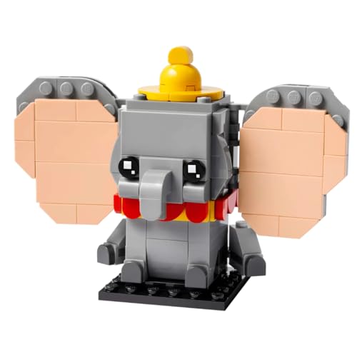 EGO BrickHeadz 40792 Dumbo – Bauset für Kinder und Sammler ab 10 Jahren, 176 Teile, ikonische Disney Figur, farbenfrohes Modell zum Bauen und Ausstellen von LEGO