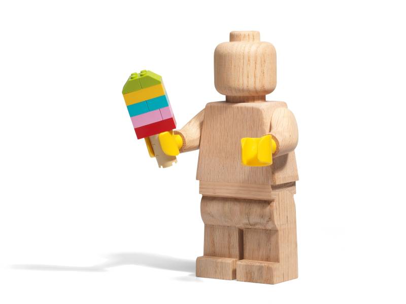 Holz-Minifigur von LEGO