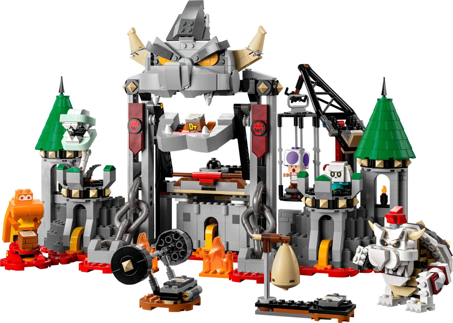 Knochen-Bowsers Festungsschlacht – Erweiterungsset von LEGO