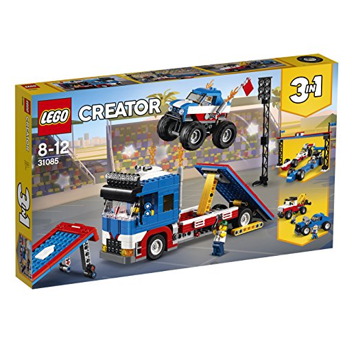 LEGO® Creator 3-in-1 Stunt-Truck-Transporter (31085) kreatives Kinderspielzeug von LEGO