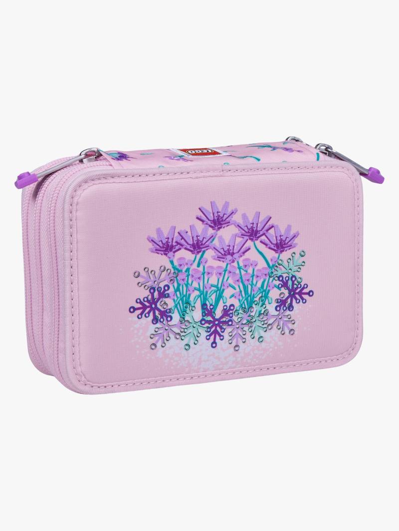 LEGO® Flowers Dreifach-Federmäppchen Gefüllt, Rosa von LEGO