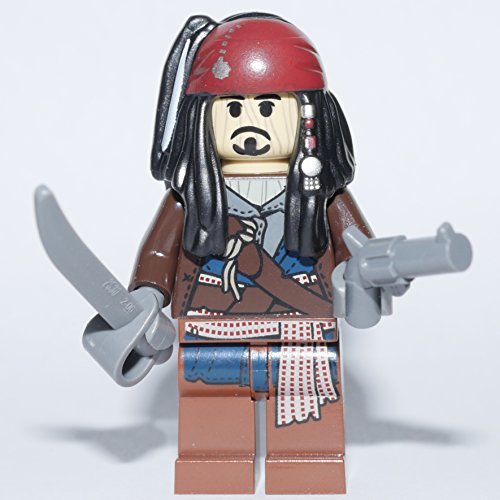 LEGO® Fluch der Karibik / Pirates of the Caribbean™ Captain Jack Sparrow Voodoo Minifigur mit Waffen von LEGO