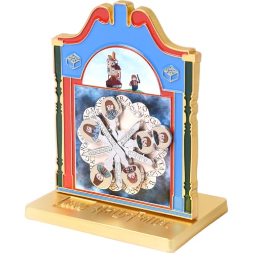 LEGO® Harry Potter™ Die Uhr der Weasleys – Sammlerstück mit drehbaren Zeigern – magische Wohn-Deko für Kinder & Fans ab 6 Jahren – Fuchsbau-Uhr mit authentischen Details – 7 cm hoch von LEGO
