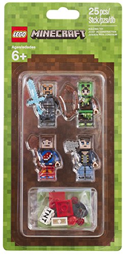 LEGO Minecraft Skin Pack 1, 25-teiliges Bausatz, für Kinder ab 6 Jahren, 25 Stück von LEGO