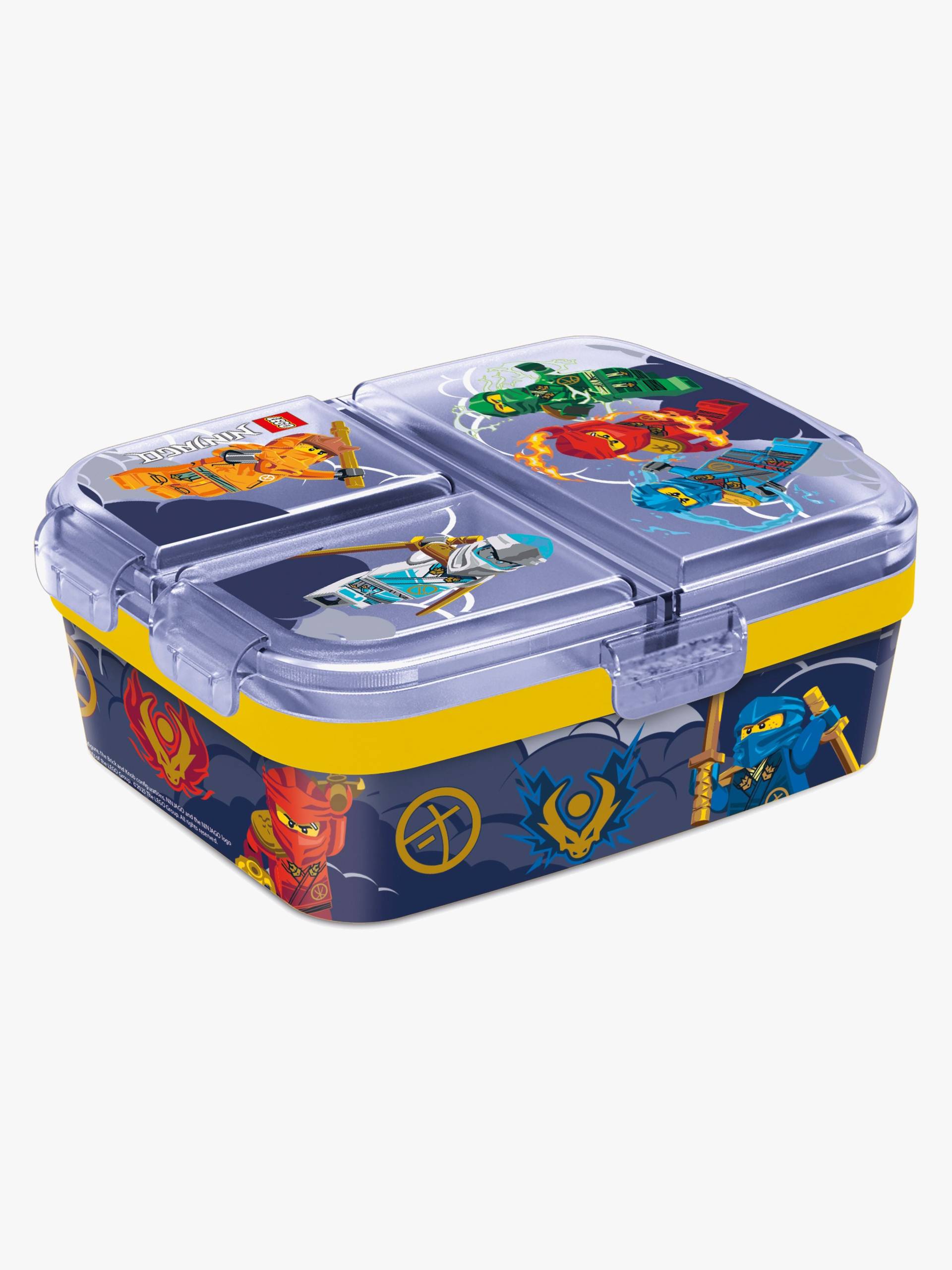LEGO® Ninjago Brotdose mit Fach XL, Blau/Gelb von LEGO