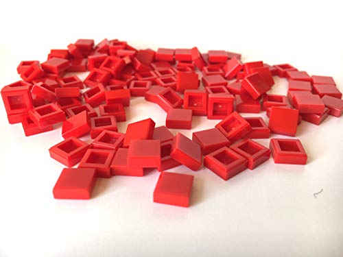 LEGO ® 100 Fliesen 1x1 in rot von LEGO