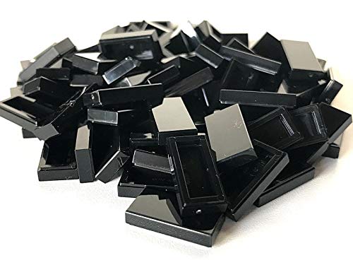 LEGO ® 100 Fliesen 1x2 in schwarz von LEGO