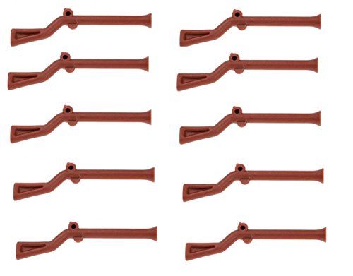 LEGO 10 Stück rotbraune Musket-Gewehre LEGO 10 Stück rotbraune Musket-Gewehre von LEGO