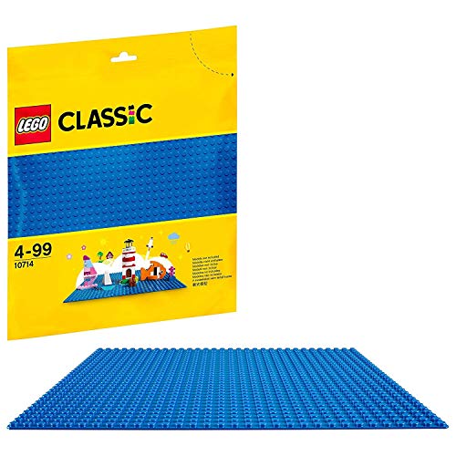 LEGO 10714 Classic Blaue Bauplatte, 25 cm x 25 cm, Lernspielzeug, kreatives Spielen von LEGO