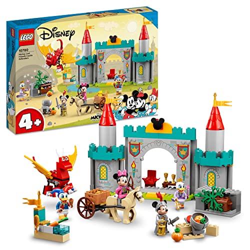 LEGO 10780 Disney Mickys Burgabenteuer, Spielzeug-Schloss zum Bauen, inkl. 4 Micky Maus Figuren, darunter Daisy, Donald Duck, Micky und Minnie Maus, Geschenk für Kinder, Mädchen und Jungen ab 4 Jahre LEGO 10780 Disney Mickys Burgabenteuer, Spielzeug-Schloss zum Bauen, inkl. 4 Micky Maus Figuren, darunter Daisy, Donald Duck, Micky und Minnie Maus, Geschenk für Kinder, Mädchen und Jungen ab 4 Jahre von LEGO
