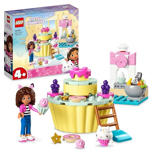 LEGO Gabby's Dollhouse Kuchis Backstube Set mit Gabby und Kuchi Figuren, Puppenhaus Küchen-Spielset mit Cupcake, Spielzeug für Mädchen und Jungen ab 4 Jahren, Geschenk-Idee zum Geburtstag 10785 von LEGO