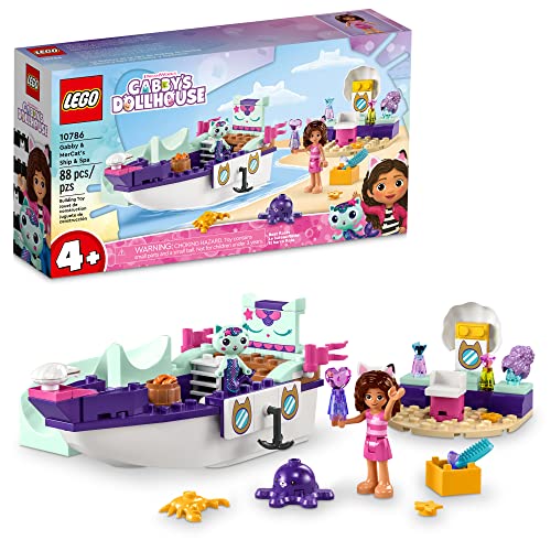 LEGO 10786 Gabbys Puppenhaus: Gabby & MerCats Schiff & Spa, ab 4 Jahren, 88 Teile LEGO 10786 Gabbys Puppenhaus: Gabby & MerCats Schiff & Spa, ab 4 Jahren, 88 Teile von LEGO