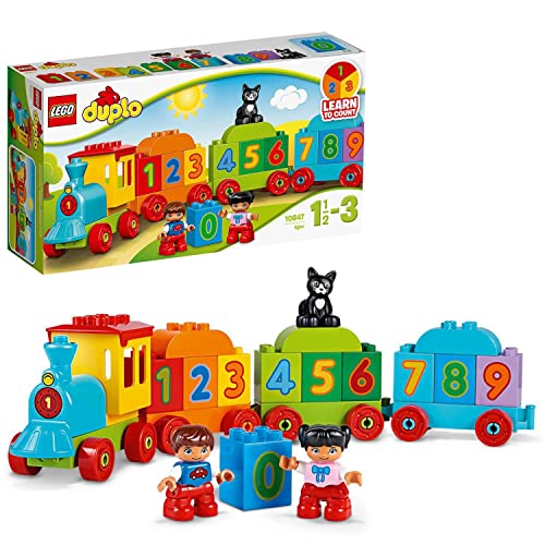 LEGO 10847 DUPLO Zahlenzug, Baby Spielzeug, Zug, Kinderspielzeug ab 1,5 Jahren, preisgekröntes Lernspielzeug, Motorikspielzeug von LEGO