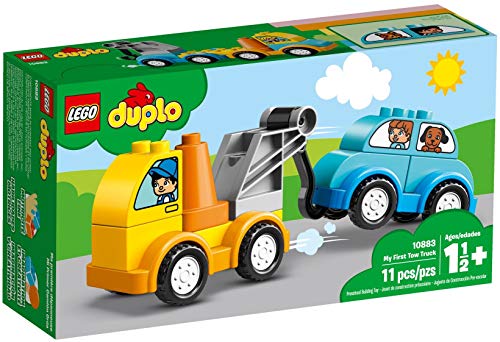 LEGO 10883 DUPLO Mein erster Abschleppwagen, Bauset mit Spielzeugauto für Jungen und Mädchen im Alter von 1,5 Jahren von LEGO